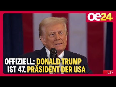 Offiziell: Donald Trump ist 47. Präsident der USA