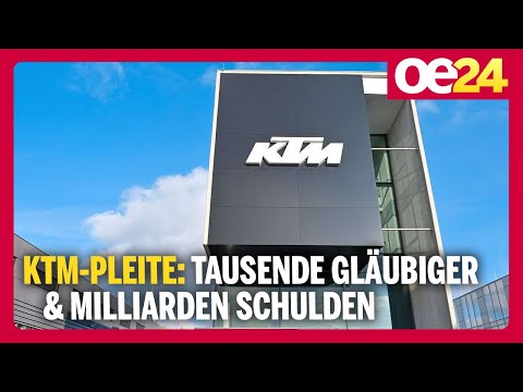 KTM-Insolvenz: Tausende Gläubiger & Milliarden Schulden