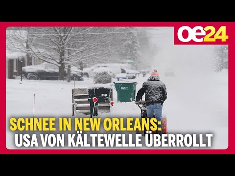 Schnee in New Orleans: USA von Kältewelle überrollt