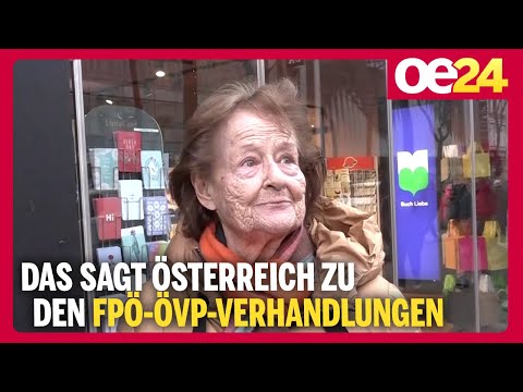 Das sagt Österreich zu den FPÖ-ÖVP-Verhandlungen