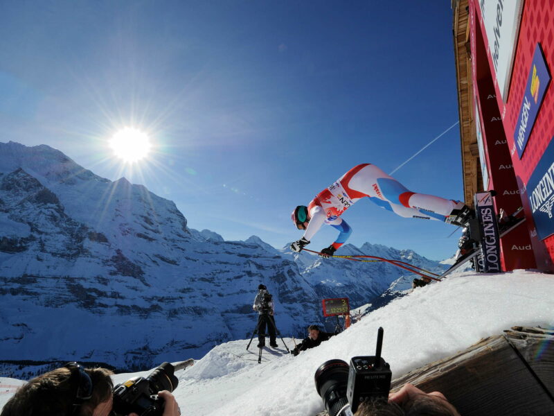 Lauberhorn in Wengen: Die Ski-Rennstrecke der Rekorde