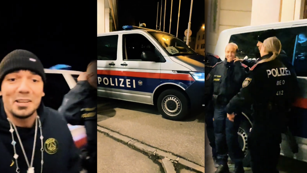 Rapper Capital Bra in Linz von Polizei aufgehalten