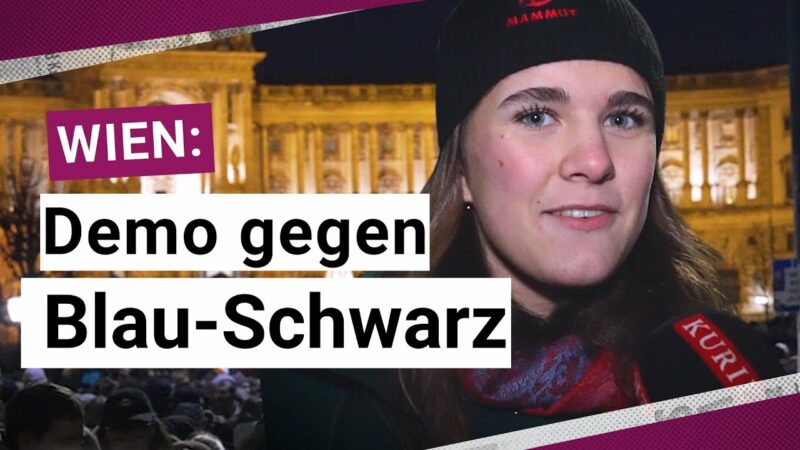 Stimmen von der Demo gegen Blau-Schwarz in Wien