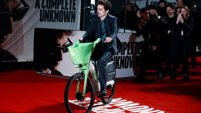 Strafe für Timothée Chalamet: Auf dem roten Teppich falsch geparkt