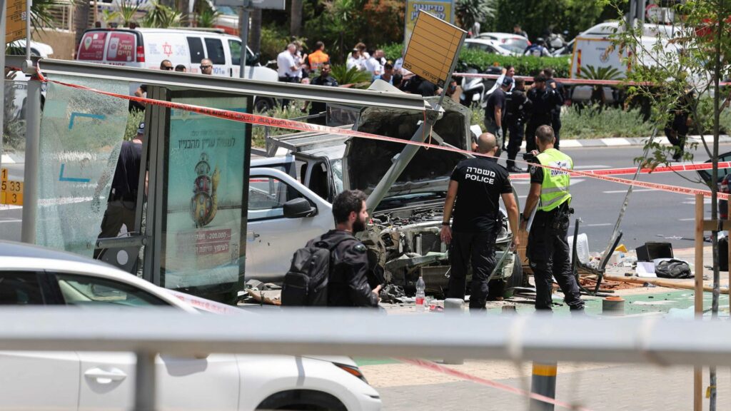 Terroranschlag in Tel Aviv: 5 Verletzte, Angreifer getötet