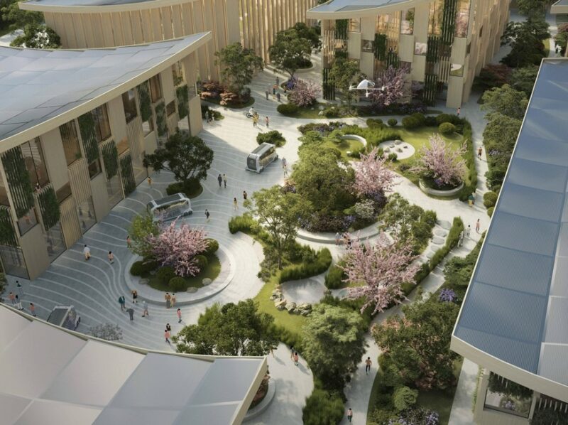 Zukunftsstadt Woven City: Toyota stellt ersten Teil fertig