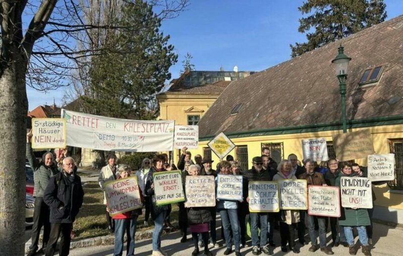 Angst vor Verbauung am Khleslplatz in Meidling