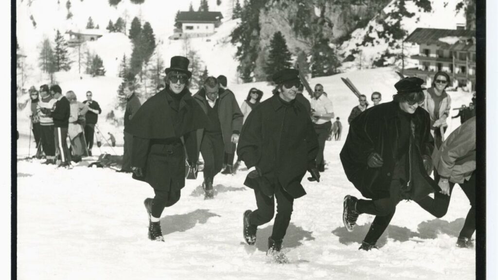 Beatles in Obertauern: „Kaum waren sie auf den Skiern, sind sie umgefallen“