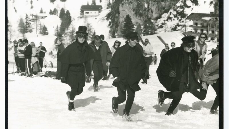 Beatles in Obertauern: „Kaum waren sie auf den Skiern, sind sie umgefallen“