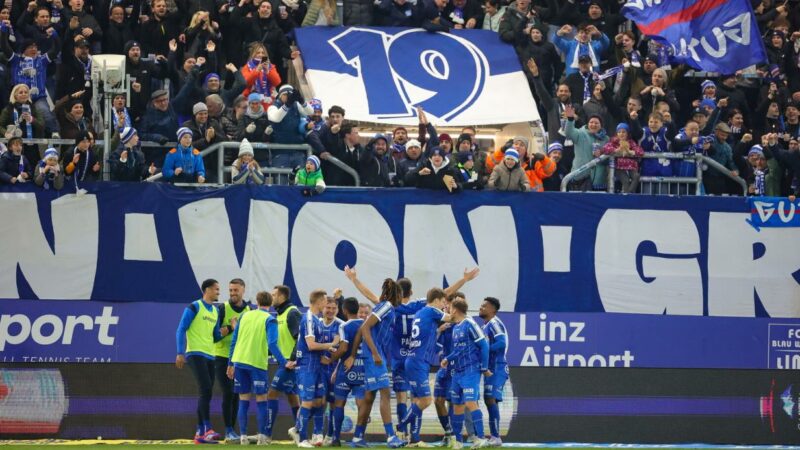 Blau-Weiß Linz verdrängt den LASK aus den Top-6