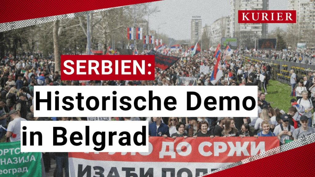 Größte Demonstration in der Geschichte Serbiens? Präsident Vučić unter Druck