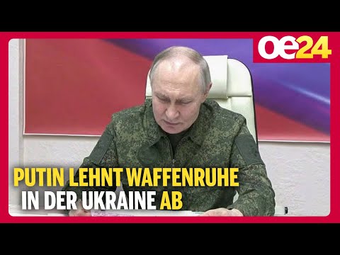 Putin lehnt Waffenruhe in der Ukraine ab