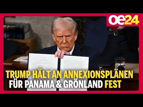 Trump hält an Annexionsplänen für Panama & Grönland fest