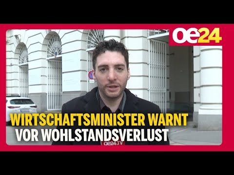 Wirtschaftsminister warnt vor Wohlstandsverlust