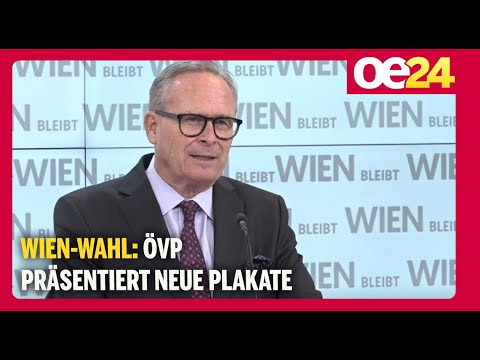 Wien-Wahl: ÖVP präsentiert neue Plakate