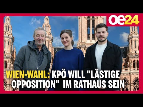 Wien-Wahl: KPÖ will “lästige Opposition” von Links im Rathaus sein