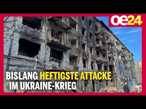 Drohnen-Hagel: Bislang heftigste Attacke im Ukraine-Krieg