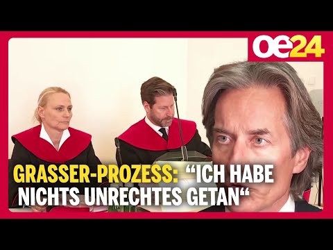 Grasser-Prozess:  “Ich habe nichts Unrechtes getan“