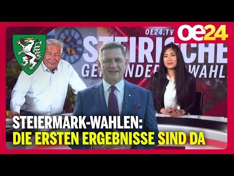 Steiermark-Wahlen: Die ersten Ergebnisse sind da