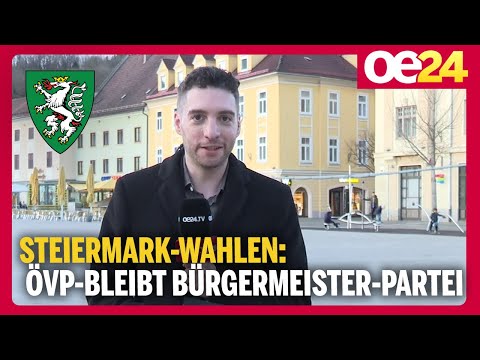 Steiermark-Wahlen: ÖVP-Bleibt Bürgermeister-Partei