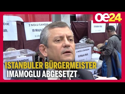 Istanbuler Bürgermeister Imamoglu abgesetzt