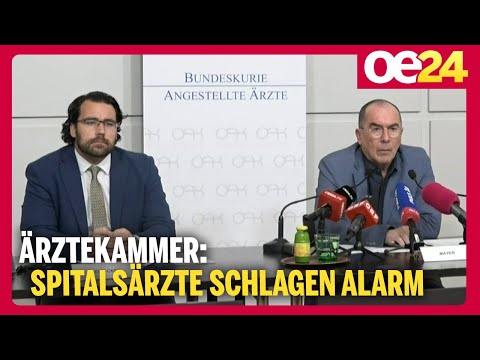 Ärztekammer: Spitalsärzte schlagen Alarm