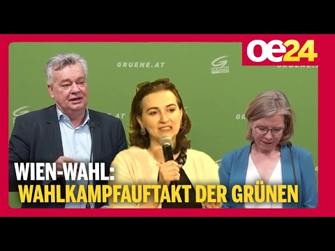 Wien-Wahl: Wahlkampfauftakt der Grünen
