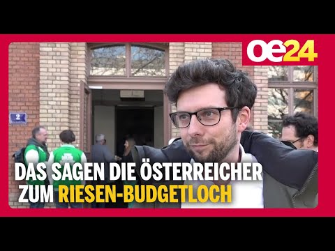 Das sagen die Österreicher zum Riesen-Budgetloch