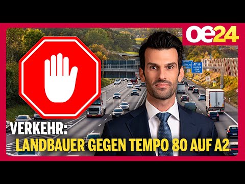 Verkehr: Landbauer gegen Tempo 80 auf A2