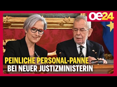 Peinliche Personal-Panne bei neuer Justizministerin