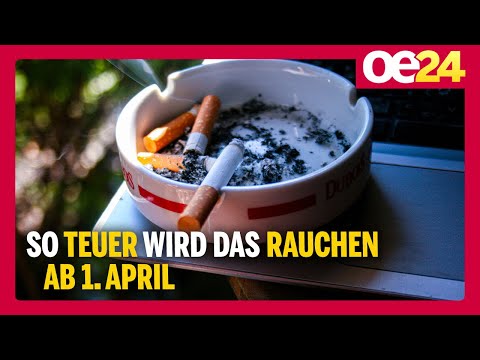 So teuer wird das Rauchen ab 1. April