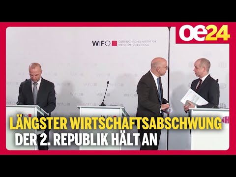Längster Wirtschaftsabschwung der 2. Republik hält an