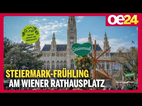 Steiermark-Frühling am Wiener Rathausplatz