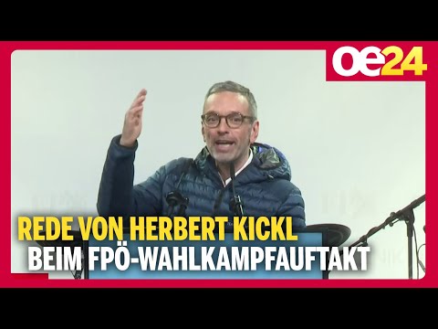 “Rathausplatz wird bald ein blauer Platz” | Kickl beim FPÖ-Wahlkampfauftakt in Wien