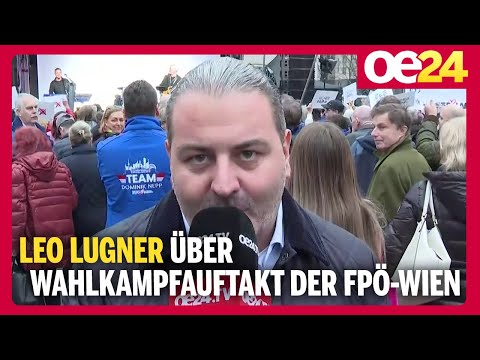Leo Lugner | Wahlkampfauftakt der FPÖ-Wien mit Kickl, Nepp & Krauss