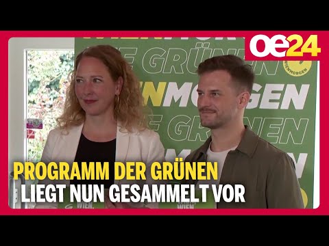 Wien-Wahl: Programm der Grünen liegt nun gesammelt vor