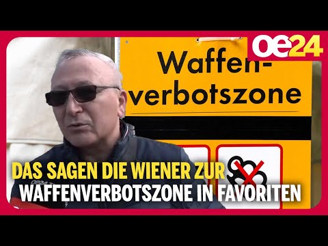 Das sagen die Wiener zur Waffenverbotszone in Favoriten