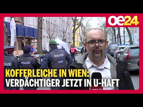 Kofferleiche in Wien: Verdächtiger jetzt in U-Haft
