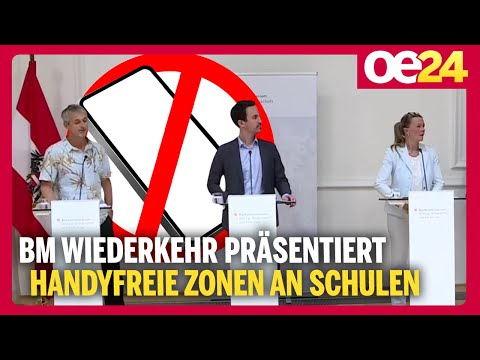 BM Wiederkehr präsentiert Handyfreie Zonen an Schulen
