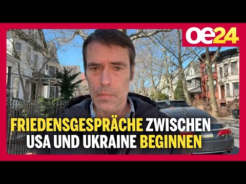 Friedensgespräche zwischen USA und Ukraine beginnen