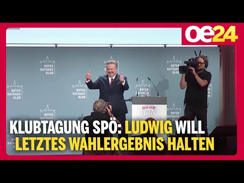 Klubtagung der Wiener SPÖ: Ludwig will letztes Wahlergebnis halten