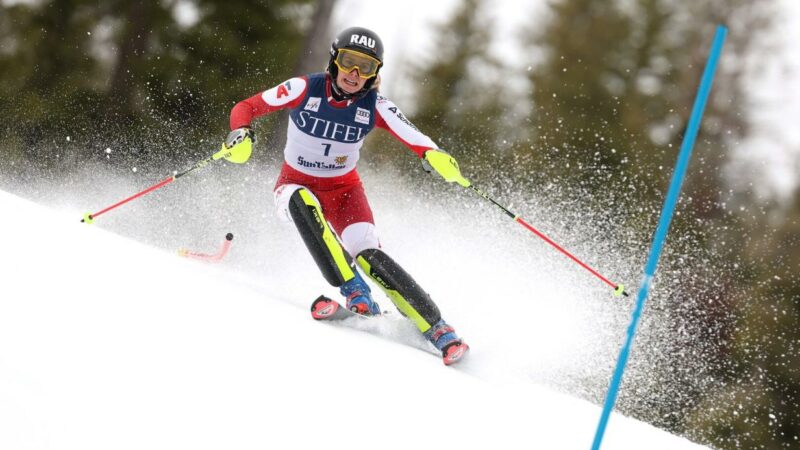 Katharina Liensberger verpasst den Slalom-Gesamtsieg
