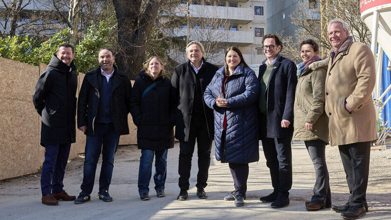 Leistbares Wohnen in Neubau: Stadtquartier „Sophie 7“ nimmt Gestalt an