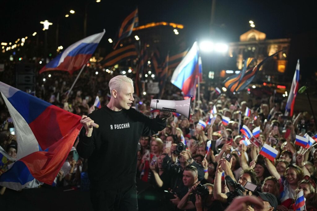 Nationalistischen Sänger bei russischem ESC-Pendant