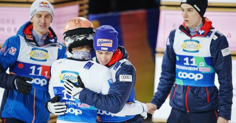 Österreich verpasst Team-Gold, Slowenien fliegt den ÖSV-Stars davon