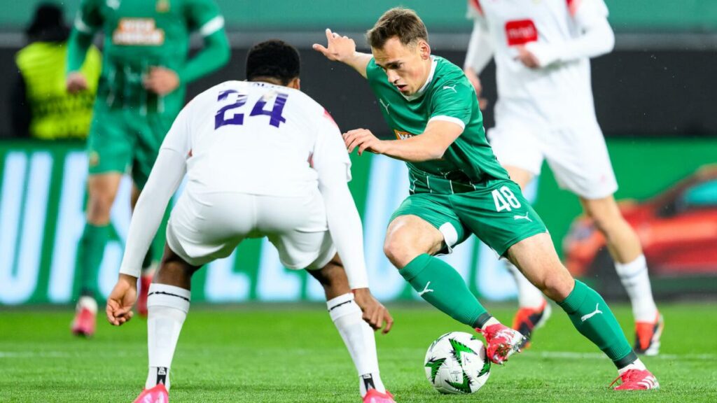 Pech für Wurmbrand: Rapidler ging bei U-19-Match verletzt vom Platz