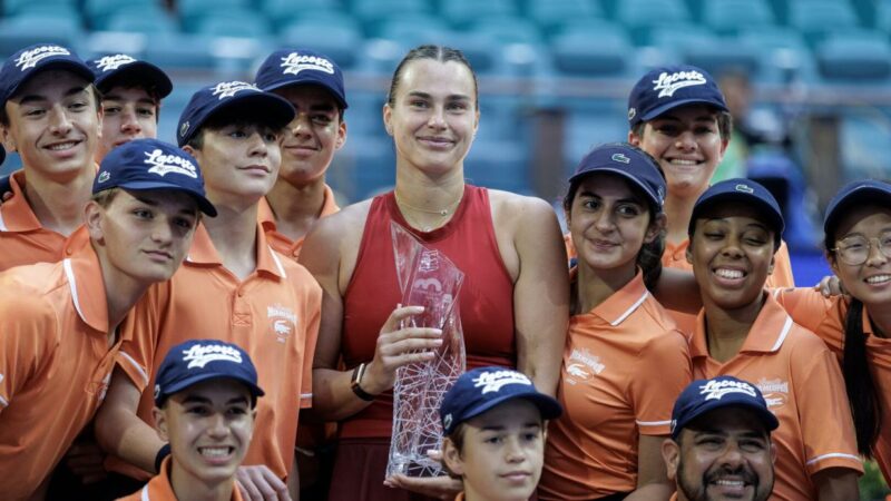 Tennis-Spaziergang: Sabalenka holt in Miami ihren achten WTA-1000-Titel