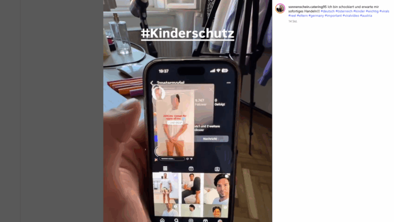 Besuchte sogar Schulen: Pädophilie-Vorwürfe gegen Wiener Influencer