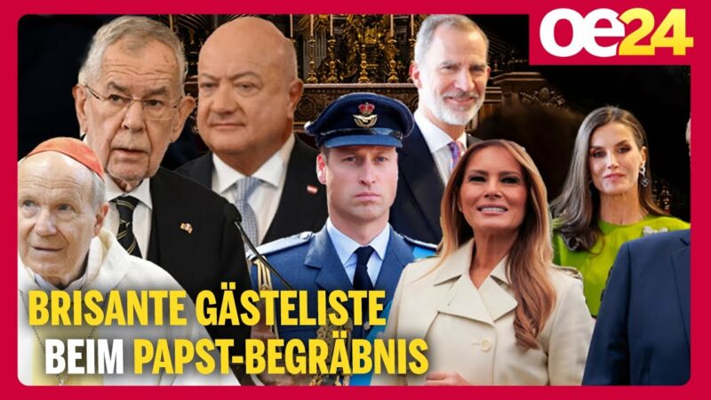 Brisante Gästeliste beim Papst-Begräbnis