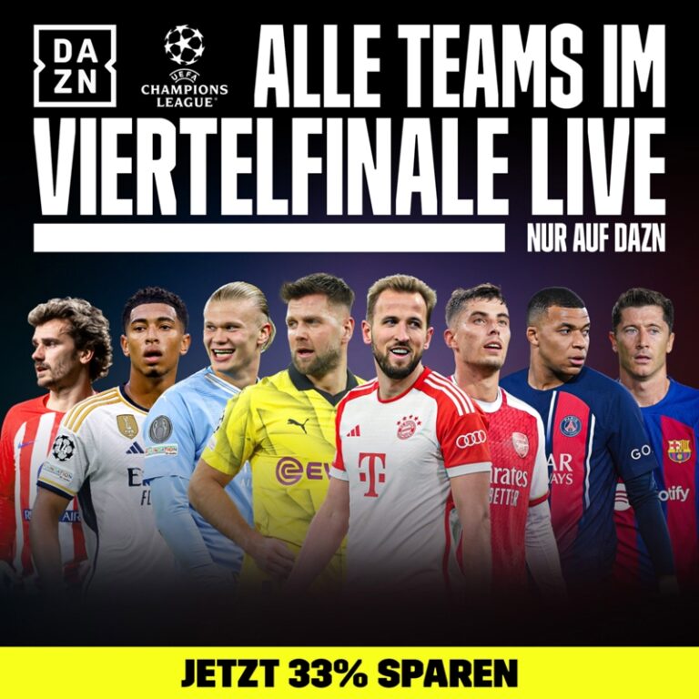 Champions League live: So steht’s in den Viertelfinalspielen